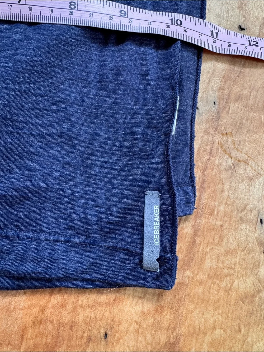 Icebreaker Navy Merino Wool Scarf Unisex New